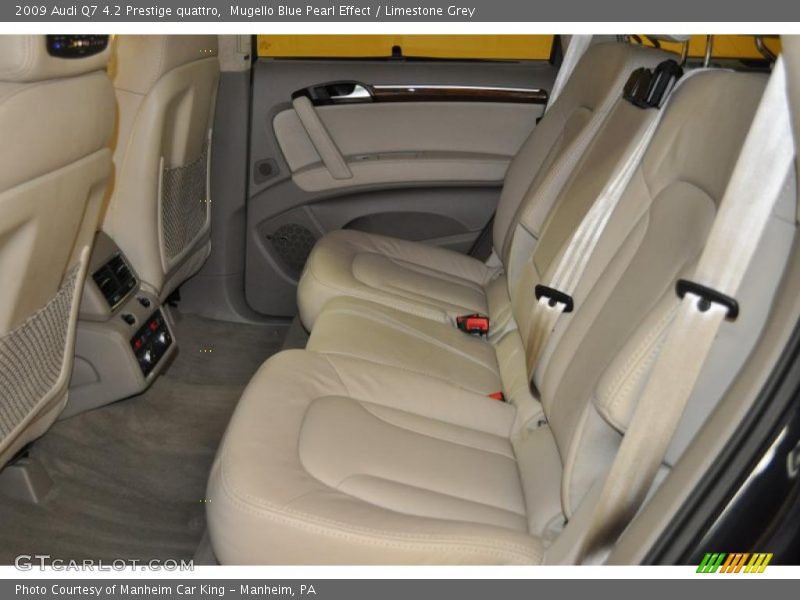 Mugello Blue Pearl Effect / Limestone Grey 2009 Audi Q7 4.2 Prestige quattro