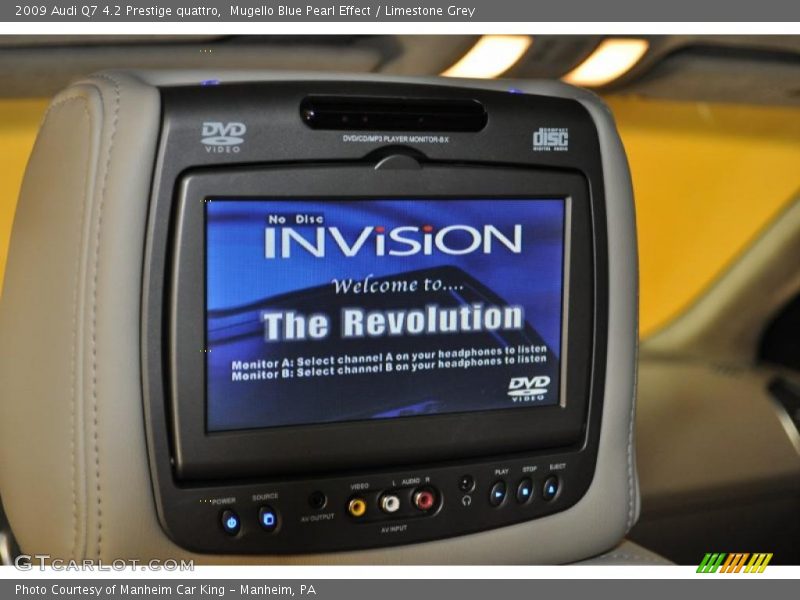 Mugello Blue Pearl Effect / Limestone Grey 2009 Audi Q7 4.2 Prestige quattro