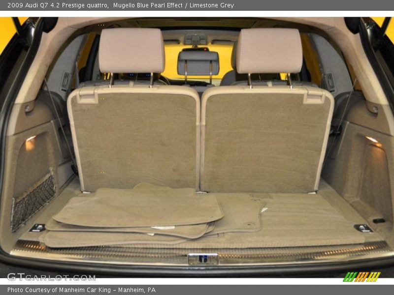 Mugello Blue Pearl Effect / Limestone Grey 2009 Audi Q7 4.2 Prestige quattro
