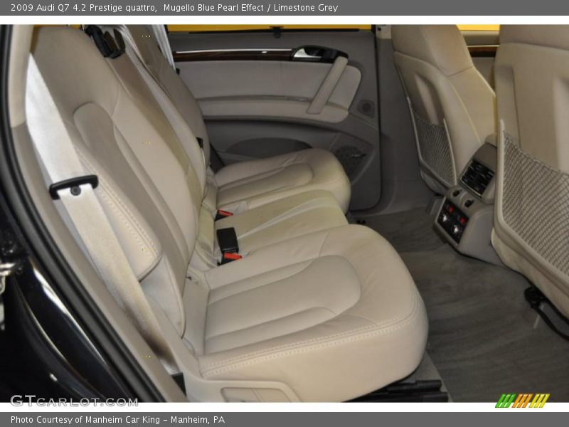 Mugello Blue Pearl Effect / Limestone Grey 2009 Audi Q7 4.2 Prestige quattro