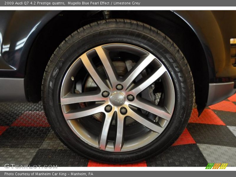 Mugello Blue Pearl Effect / Limestone Grey 2009 Audi Q7 4.2 Prestige quattro