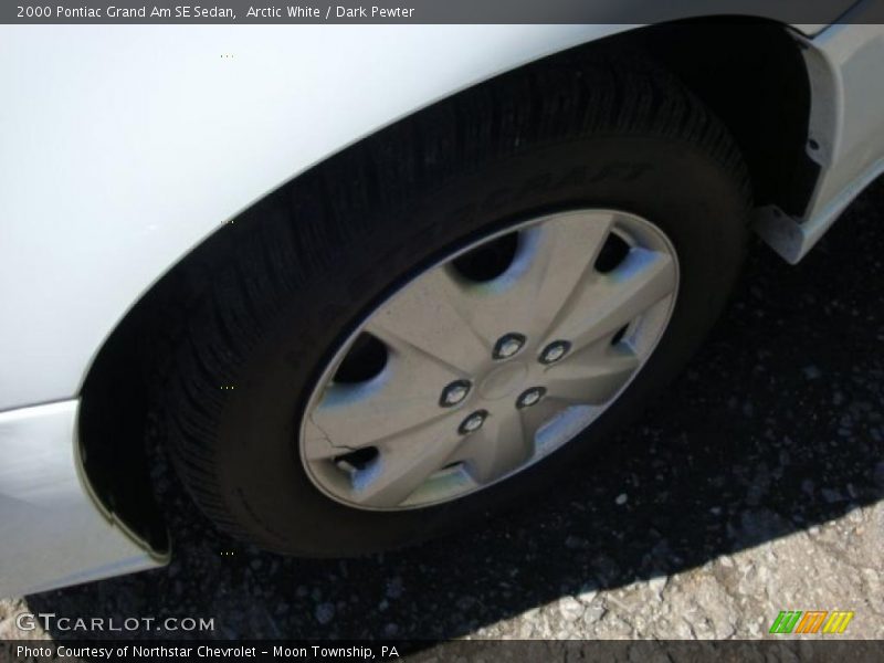 Arctic White / Dark Pewter 2000 Pontiac Grand Am SE Sedan