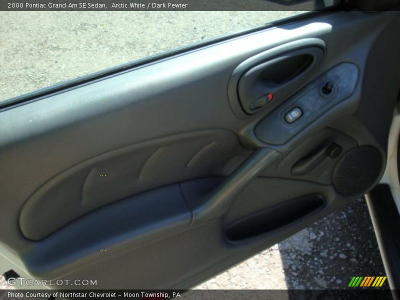 Arctic White / Dark Pewter 2000 Pontiac Grand Am SE Sedan