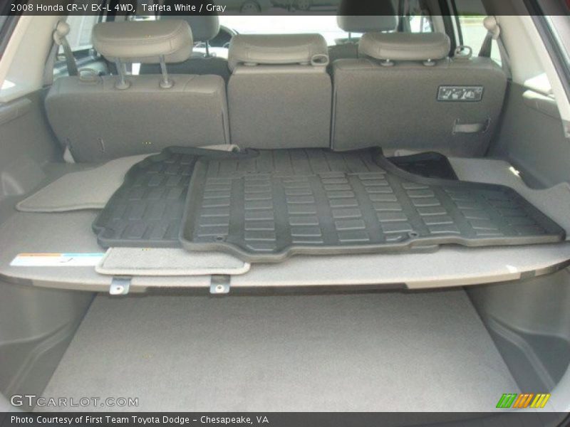 Taffeta White / Gray 2008 Honda CR-V EX-L 4WD