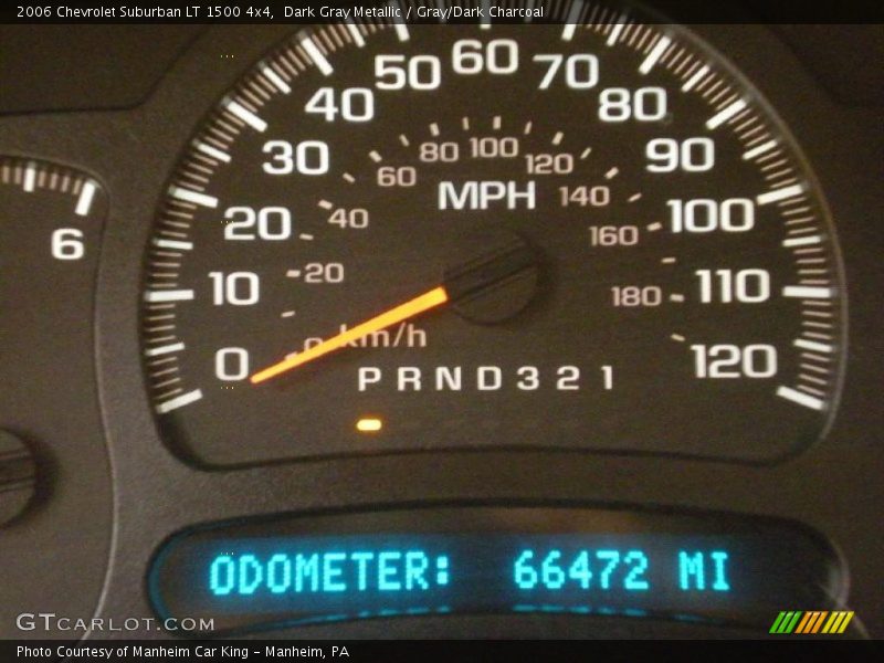 Dark Gray Metallic / Gray/Dark Charcoal 2006 Chevrolet Suburban LT 1500 4x4