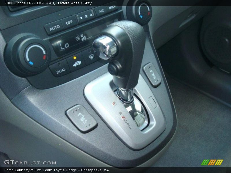 Taffeta White / Gray 2008 Honda CR-V EX-L 4WD