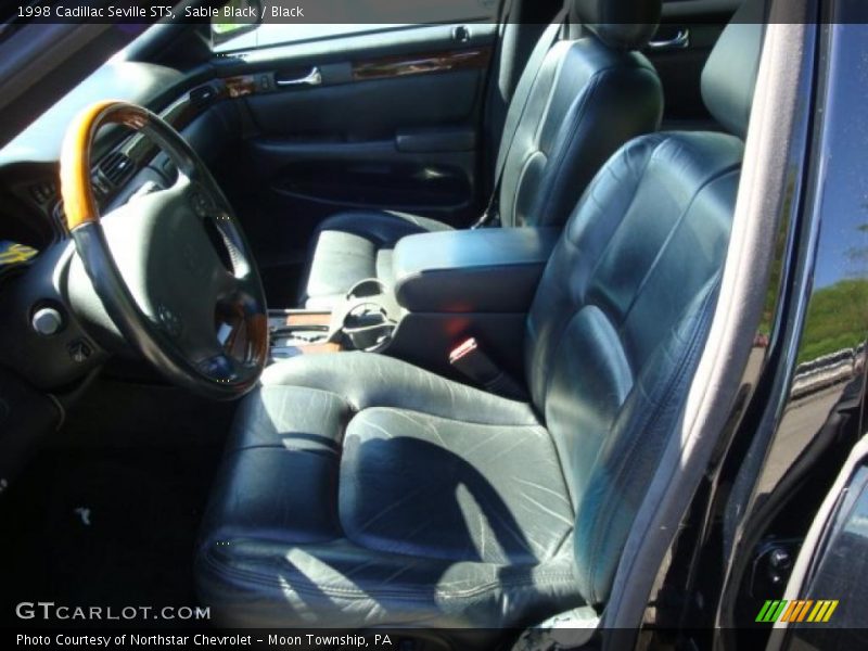 Sable Black / Black 1998 Cadillac Seville STS