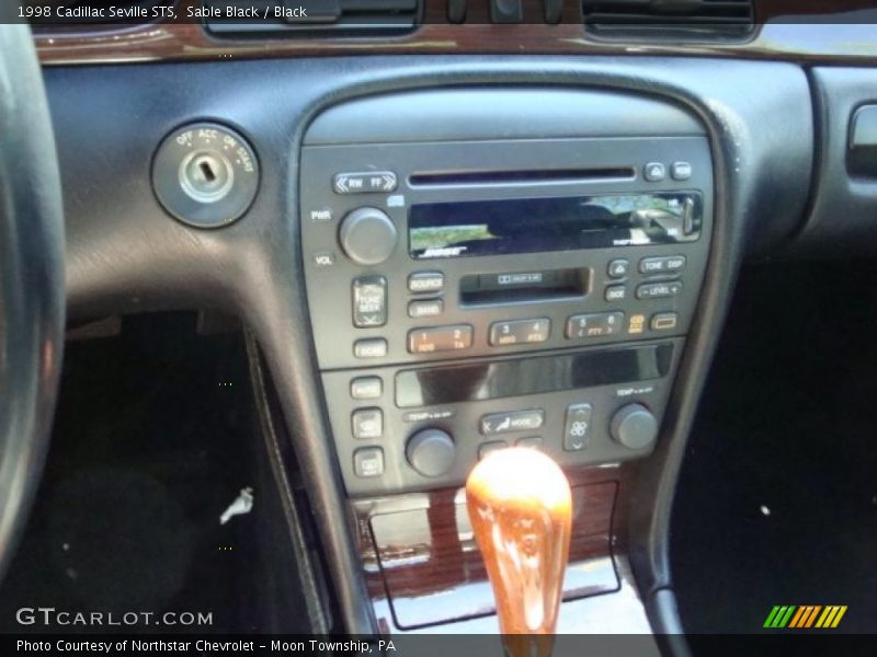 Sable Black / Black 1998 Cadillac Seville STS