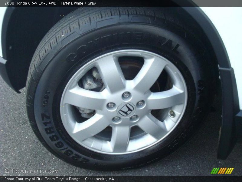 Taffeta White / Gray 2008 Honda CR-V EX-L 4WD