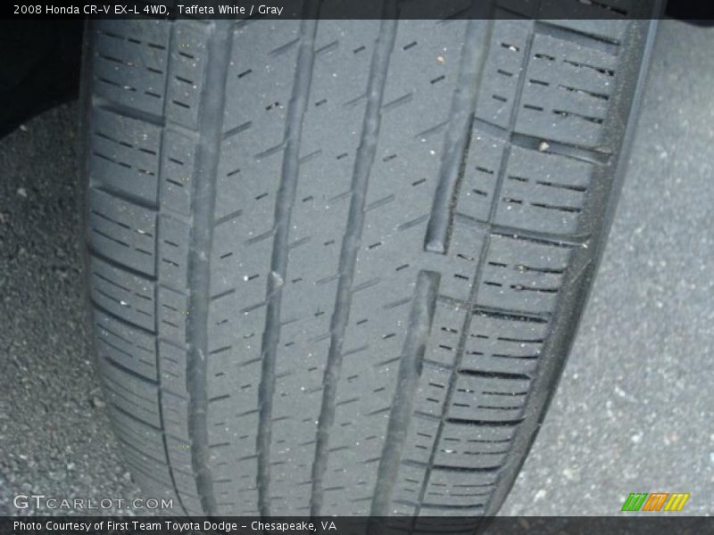 Taffeta White / Gray 2008 Honda CR-V EX-L 4WD