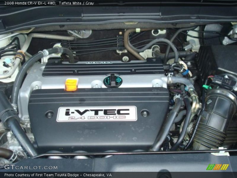 Taffeta White / Gray 2008 Honda CR-V EX-L 4WD