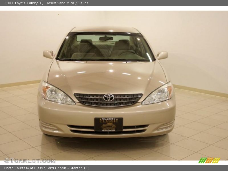 Desert Sand Mica / Taupe 2003 Toyota Camry LE