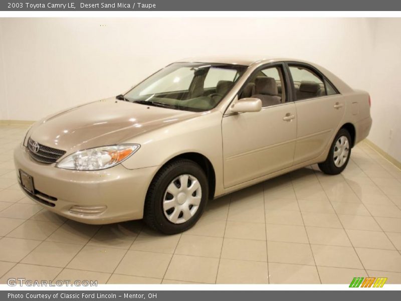 Desert Sand Mica / Taupe 2003 Toyota Camry LE