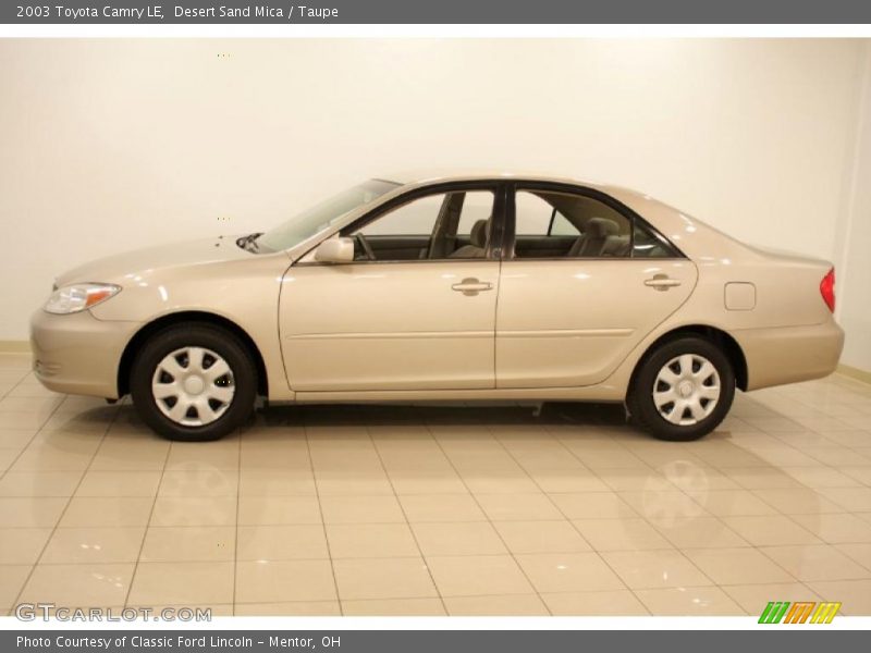 Desert Sand Mica / Taupe 2003 Toyota Camry LE