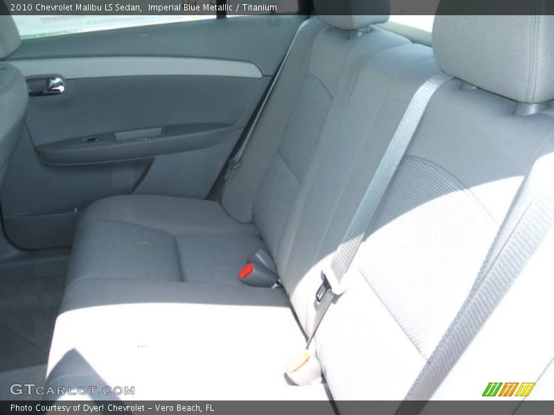 Imperial Blue Metallic / Titanium 2010 Chevrolet Malibu LS Sedan