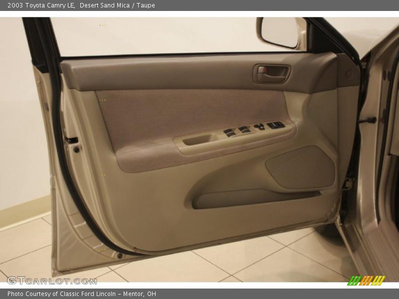 Desert Sand Mica / Taupe 2003 Toyota Camry LE
