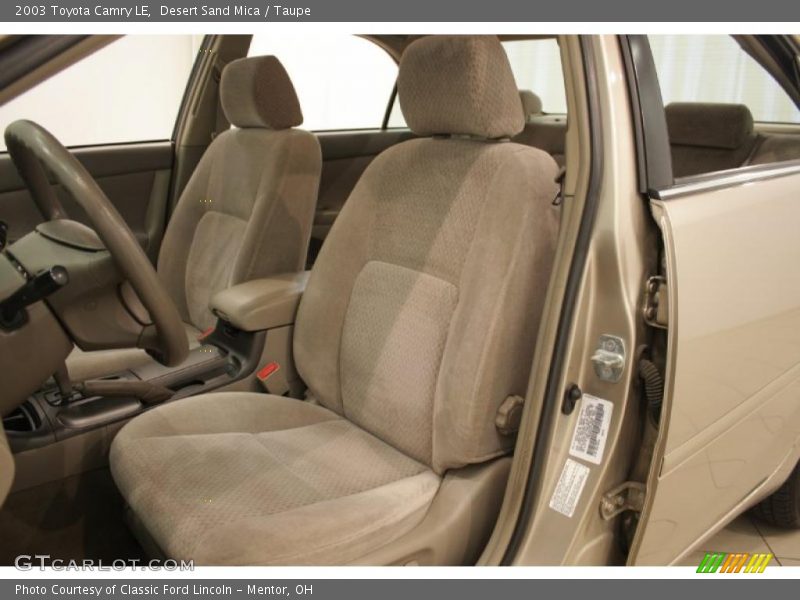 Desert Sand Mica / Taupe 2003 Toyota Camry LE