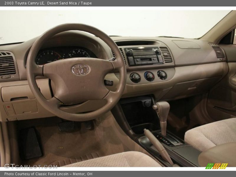 Desert Sand Mica / Taupe 2003 Toyota Camry LE