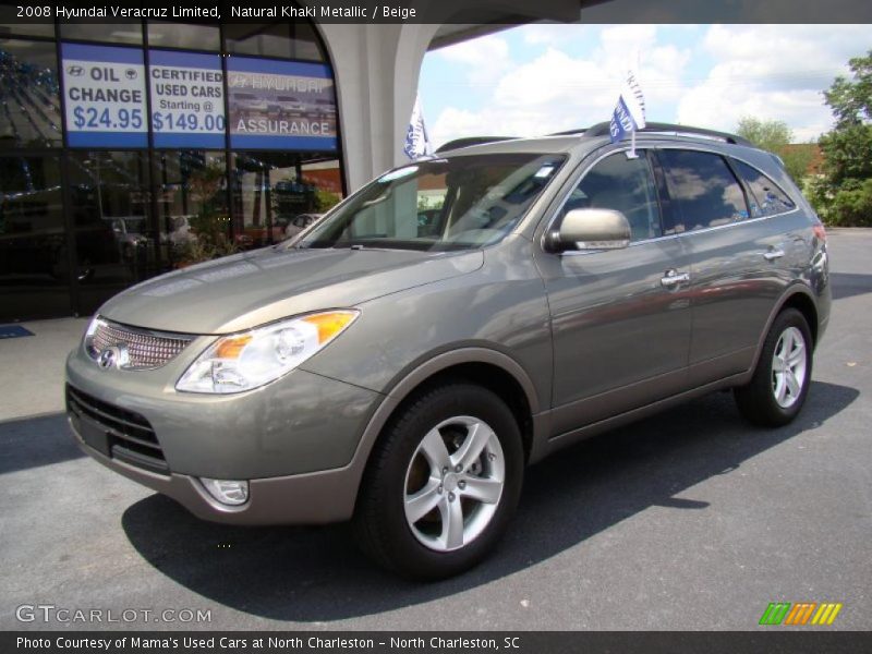 Natural Khaki Metallic / Beige 2008 Hyundai Veracruz Limited