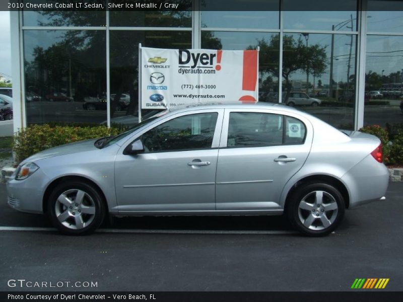Silver Ice Metallic / Gray 2010 Chevrolet Cobalt LT Sedan