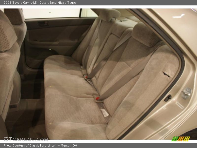 Desert Sand Mica / Taupe 2003 Toyota Camry LE