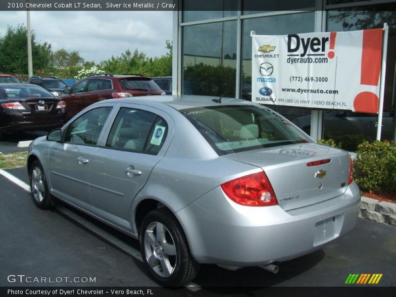 Silver Ice Metallic / Gray 2010 Chevrolet Cobalt LT Sedan