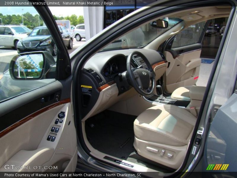 Natural Khaki Metallic / Beige 2008 Hyundai Veracruz Limited