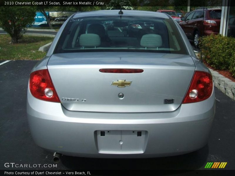 Silver Ice Metallic / Gray 2010 Chevrolet Cobalt LT Sedan