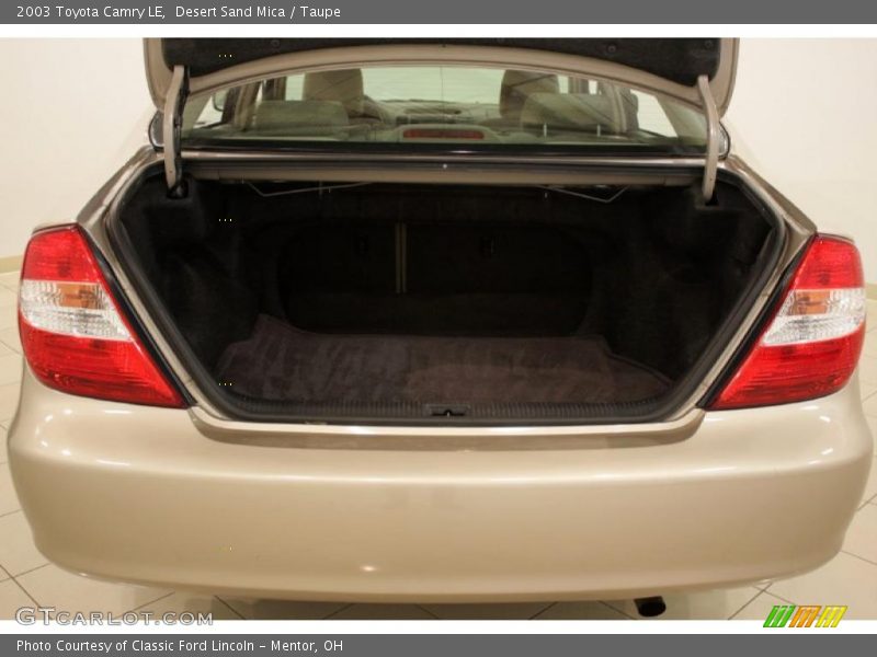 Desert Sand Mica / Taupe 2003 Toyota Camry LE