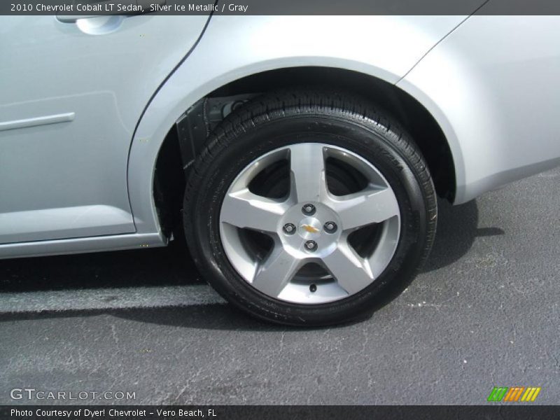 Silver Ice Metallic / Gray 2010 Chevrolet Cobalt LT Sedan