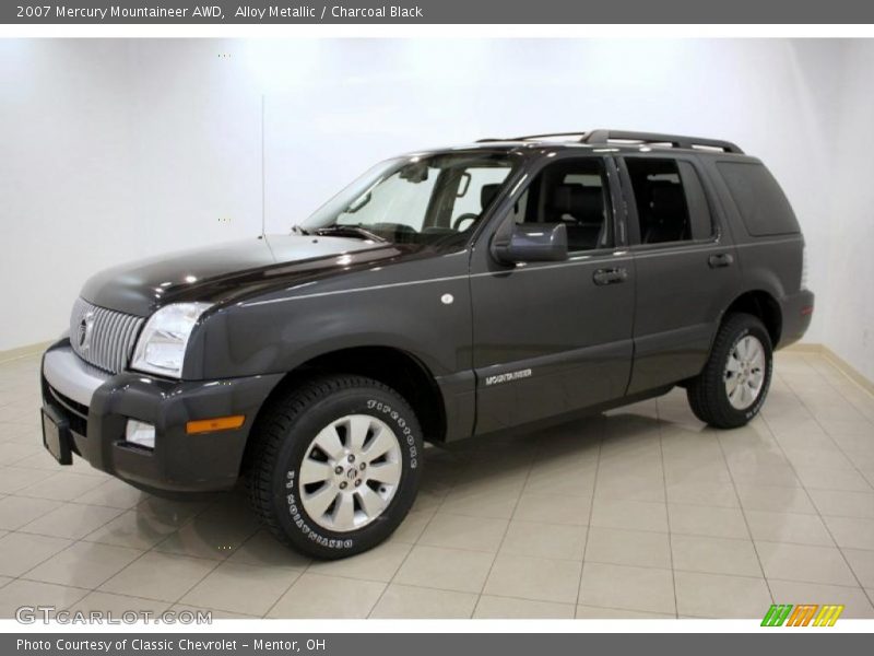 Alloy Metallic / Charcoal Black 2007 Mercury Mountaineer AWD