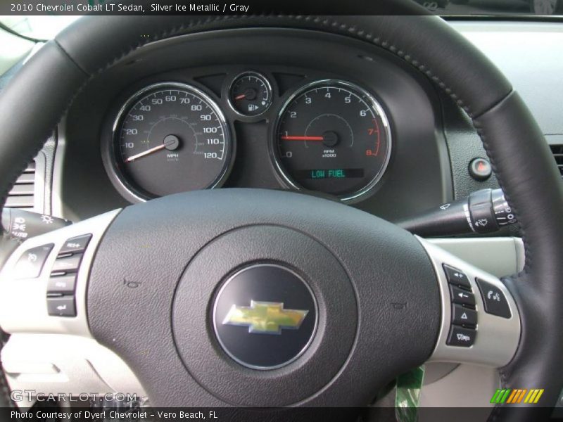 Silver Ice Metallic / Gray 2010 Chevrolet Cobalt LT Sedan