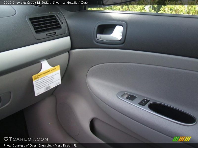 Silver Ice Metallic / Gray 2010 Chevrolet Cobalt LT Sedan