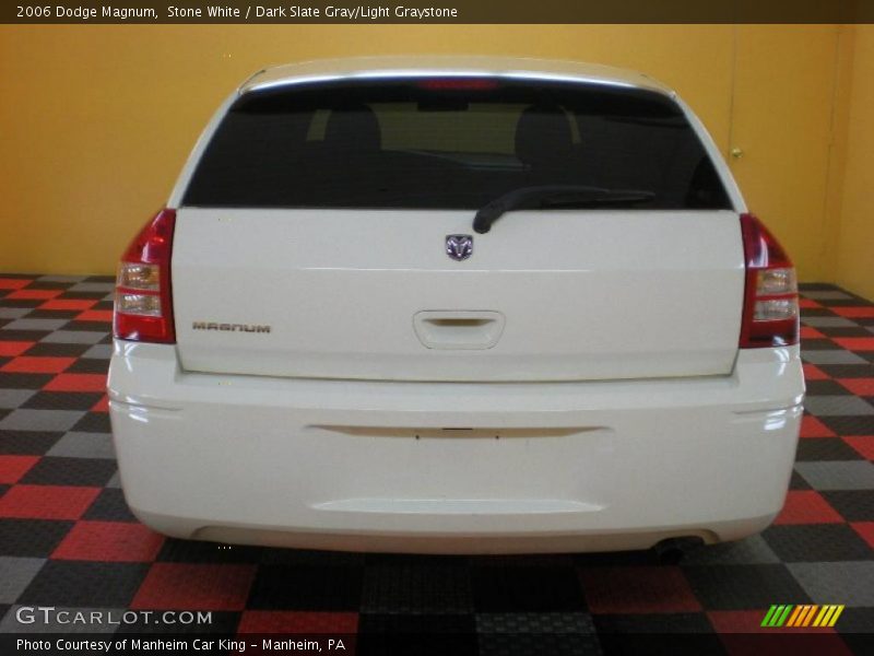 Stone White / Dark Slate Gray/Light Graystone 2006 Dodge Magnum