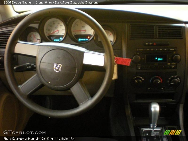 Stone White / Dark Slate Gray/Light Graystone 2006 Dodge Magnum