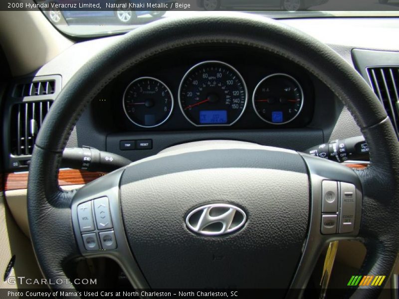 Natural Khaki Metallic / Beige 2008 Hyundai Veracruz Limited
