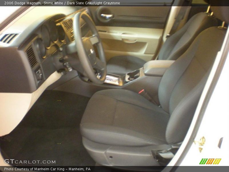 Stone White / Dark Slate Gray/Light Graystone 2006 Dodge Magnum