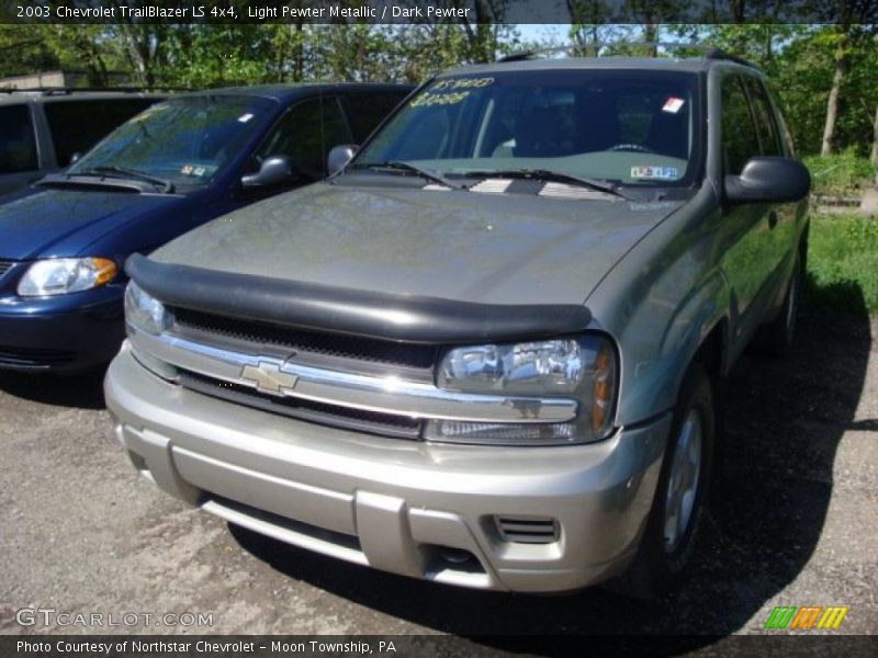 Light Pewter Metallic / Dark Pewter 2003 Chevrolet TrailBlazer LS 4x4