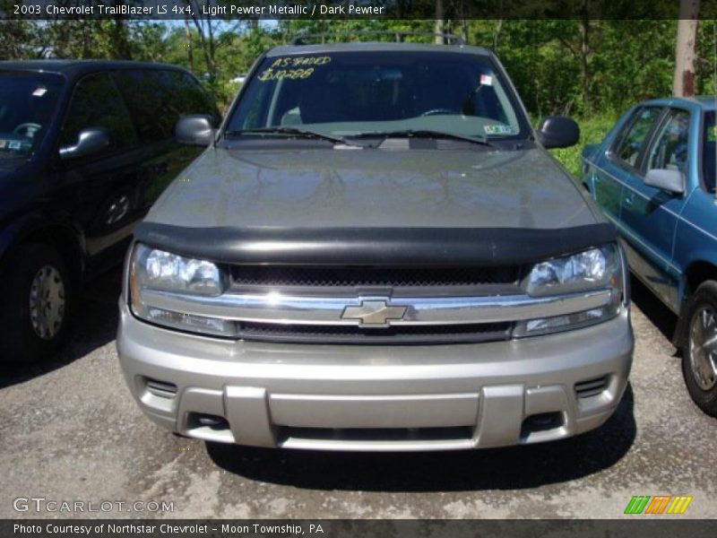 Light Pewter Metallic / Dark Pewter 2003 Chevrolet TrailBlazer LS 4x4