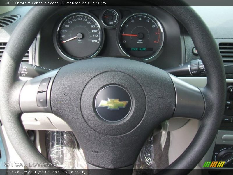 Silver Moss Metallic / Gray 2010 Chevrolet Cobalt LS Sedan