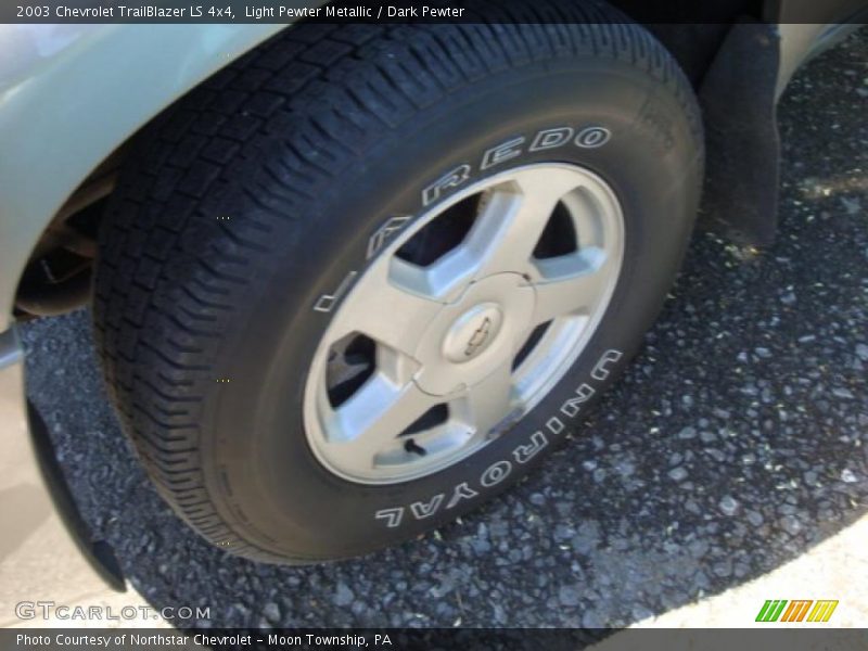 Light Pewter Metallic / Dark Pewter 2003 Chevrolet TrailBlazer LS 4x4