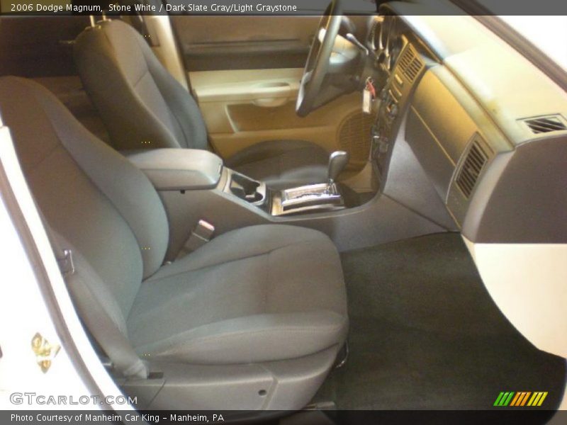 Stone White / Dark Slate Gray/Light Graystone 2006 Dodge Magnum