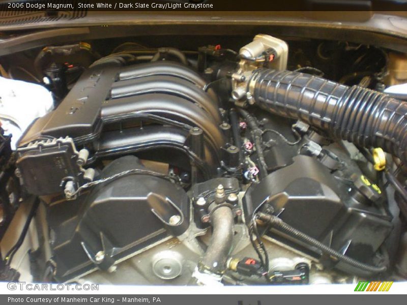 Stone White / Dark Slate Gray/Light Graystone 2006 Dodge Magnum