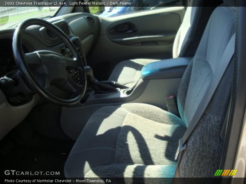 Light Pewter Metallic / Dark Pewter 2003 Chevrolet TrailBlazer LS 4x4