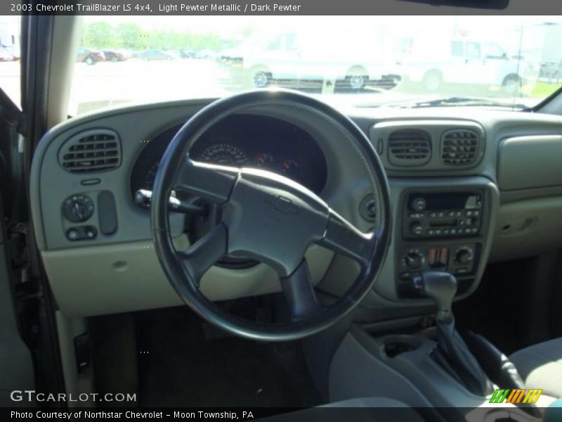 Light Pewter Metallic / Dark Pewter 2003 Chevrolet TrailBlazer LS 4x4