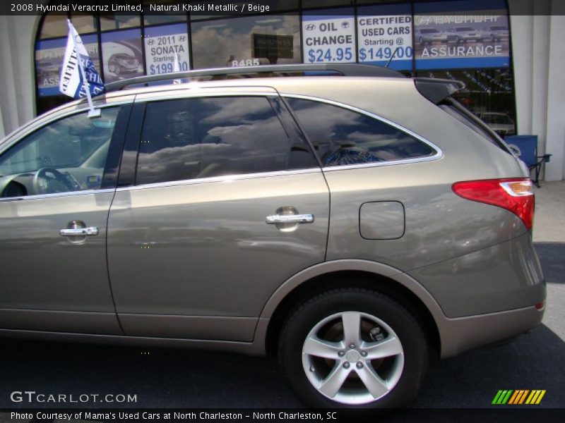 Natural Khaki Metallic / Beige 2008 Hyundai Veracruz Limited