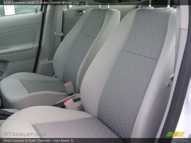 Summit White / Gray 2010 Chevrolet Cobalt LS Sedan