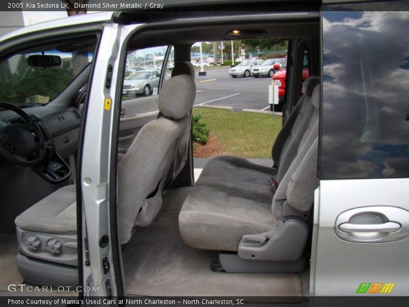 Diamond Silver Metallic / Gray 2005 Kia Sedona LX