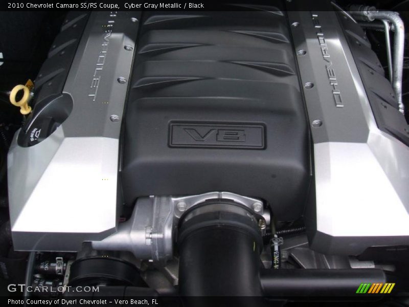 Cyber Gray Metallic / Black 2010 Chevrolet Camaro SS/RS Coupe