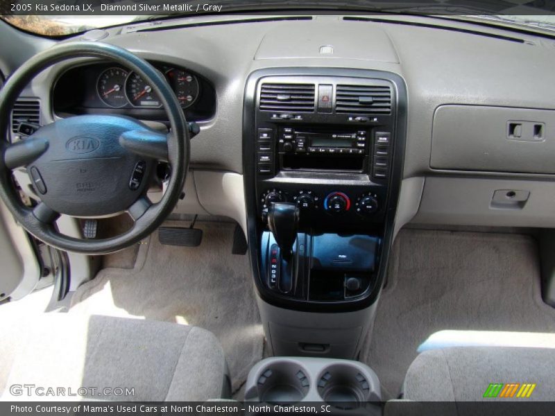 Diamond Silver Metallic / Gray 2005 Kia Sedona LX